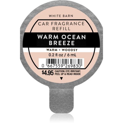 Bath &amp;amp; Body Works Warm Ocean miris za auto zamjensko punjenje 6 ml Slike
