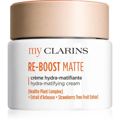 Clarins My Re-Boost Matte Hydra-Matifying cream matirajoča vlažilna krema za mastno kožo 50 ml