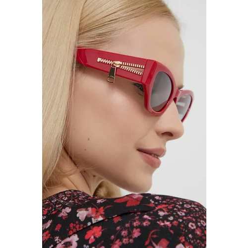Moschino Sončna očala ženski, rdeča barva
