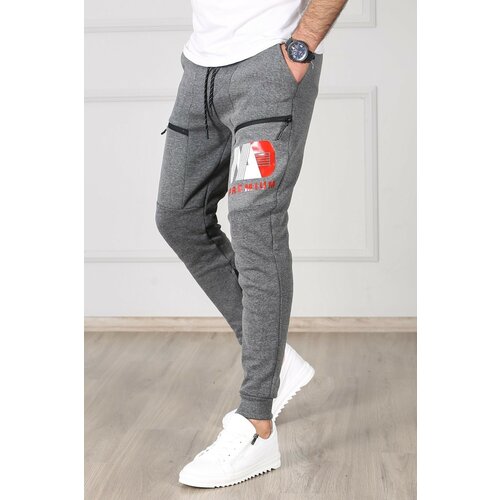 Madmext Men's Smoked Printed Tracksuit 4208 Cene