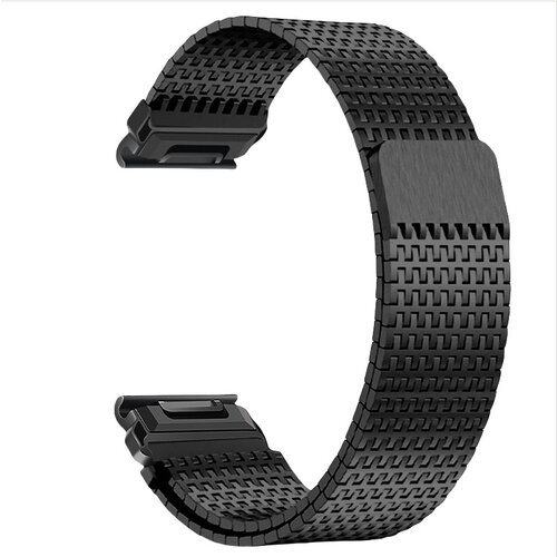INF Združljivo z Garmin Fenix 7/8: Magnetni jekleni pašček za uro Black 20 mm, (5000078987) Cene