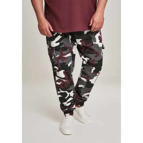UC Men Camo Cargo Jogging Pants 2.0 Wine Camo Slike
