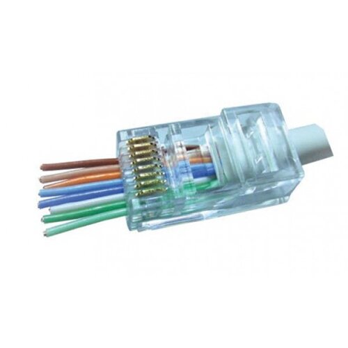 Gembird LC-PTF-01/100CAT6 lan utp kategorije 6 ez konektor PNP88FZv2-R RJ45 (100 komada pakovanje) Slike