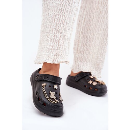 Boto Women's Foam Slippers With Embellishments Black Linaviela Cijene