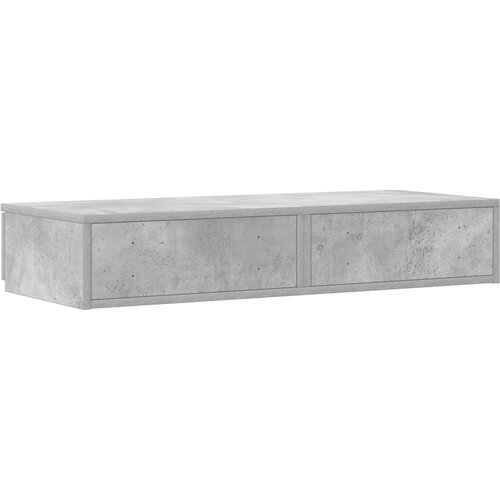  Ladice za krevet s ladicama Betonski sivi 100 x 36,5 x 16,5 cm Slike