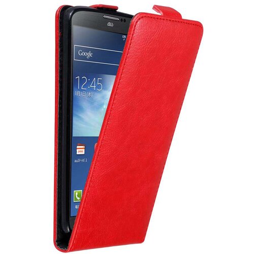 Cadorabo Ohišje, združljivo z Samsung Galaxy NOTE 3 v rdeče jabolko - Zaščitni ovitek v obliki flipa z magnetnim zapiranjem, (20558875) Cene