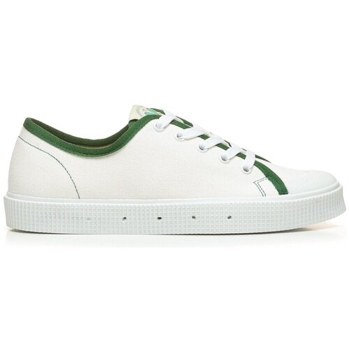 SANJO Modne superge STC 70 Washed - White/Green Bela Slike