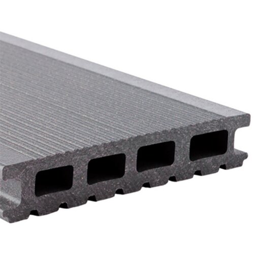KOVALEX terasna deska wpc (300 x 14,5 x 2,6 cm, siva) Slike