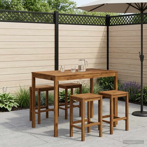  Stol za bar u vrtu Prirodna 147 x 88,5 x 105 cm Cijene