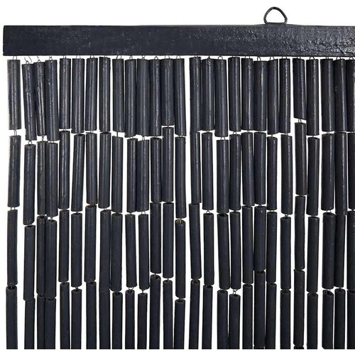 VidaXL Zavjesa za vrata protiv insekata tamnosiva 56x185 cm bambus Slike
