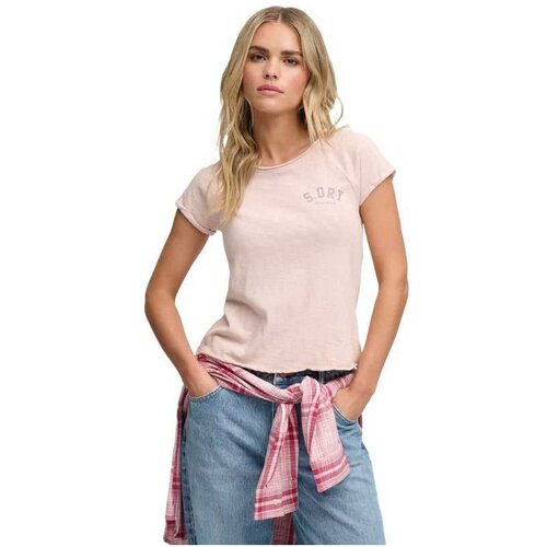 Superdry bež ženska majica Slike