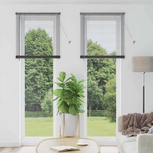  Zavjesa za prozor sa zavjesama Ostalo Tamnosiva 80 x 220 cm Aluminij Slike