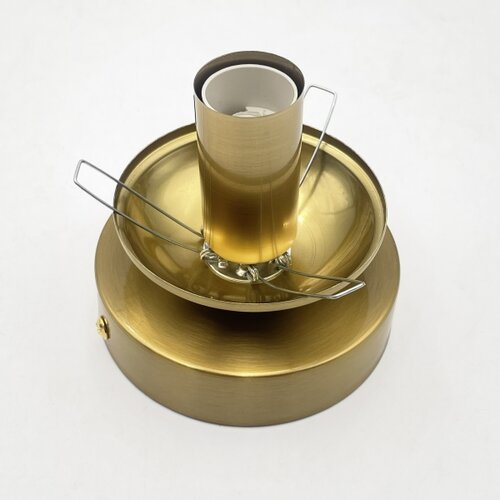  plafonsko svetlo cristal 1xE14/15W/230V mesing/zadimljeno-crna Slike