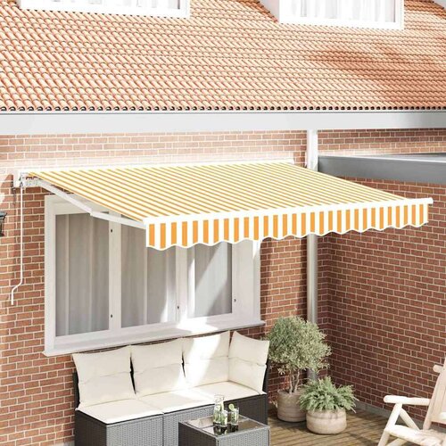  Retraktilna tenda Rumena in Bela 300 x 200 cm, (5000206762) Cene