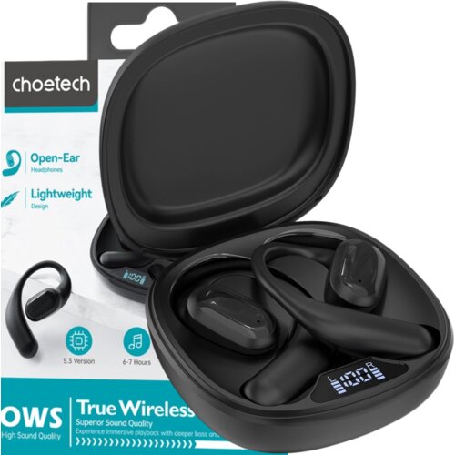 Choetech BREZŽIČNE TWS BLUETOOTH 5.3 SLU&amp;Scaron;ALKE ZA TELEFONE ČRNE, (21911717) Slike