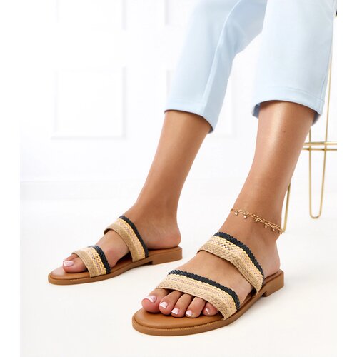 Gemre Black women's flip-flops with woven straps Rios Cijene