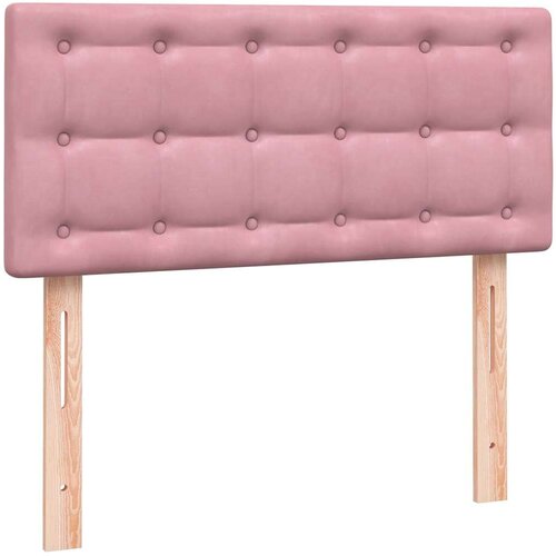 Box spring krevet s madracem ružičasti 80 x 220 cm bar&amp;scaron;unasti Slike