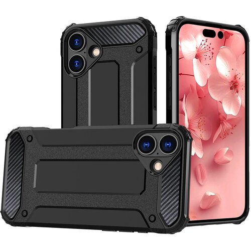 HURTEL HYBRID ARMOR OVITEK ZA APPLE IPHONE 16 ZA&amp;Scaron;ČITA PROTI PADCU, (5000311136) Slike