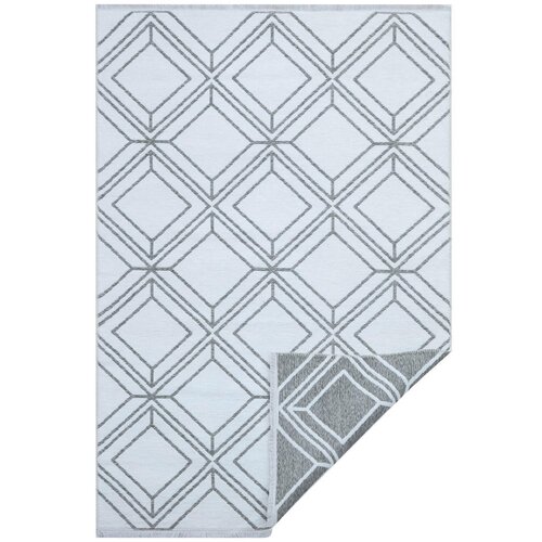 Novel RAVNO TKANA PREPROGA 120/180 cm tkano bela, siva Cene