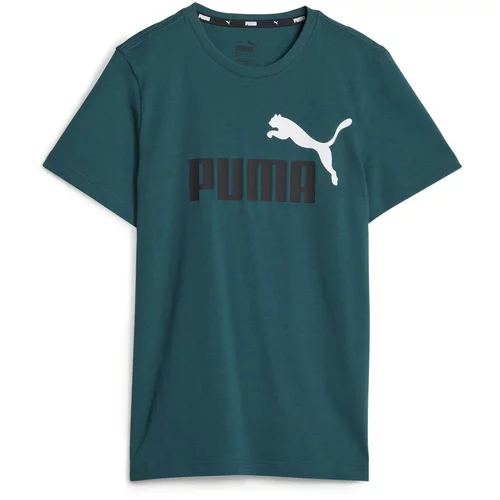 Puma Majice s kratkimi rokavi ESS+ 2 COL LOGO TEE B Zelena