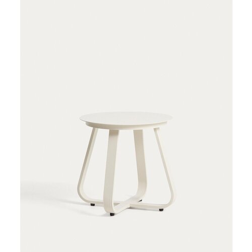 Kave Home Metalni okrugao vrtni stolić &amp;oslash; 48 cm Tamaris &amp;ndash; Slike