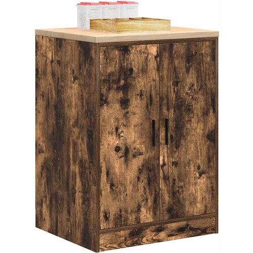 VidaXL Garažna omara za shranjevanje 60x51x85 cm trdna borovina Slike