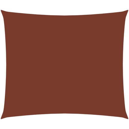 vidaXL Senčno jadro oksford blago pravokotno 3x4 m terakota, (20743126) Cene