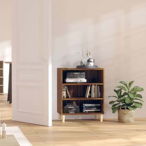 vidaXL komoda rjavi hrast 57x35x70 cm iverna plo&scaron;ča Cene