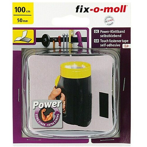 Fix-o-moll Trak z ježkom Power (1 m x 50 mm, Lepljenje) Slike