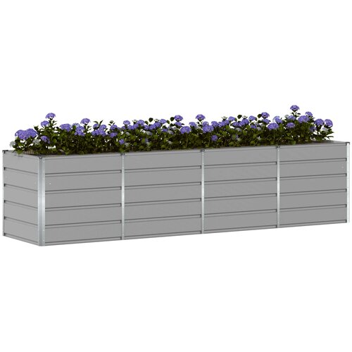  Sadilica Svijetlo siva 320 x 80 x 75 cm Čelik Slike