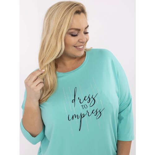 RELEVANCE Blouse-RV-BZ-A524.80-turquoise Cene