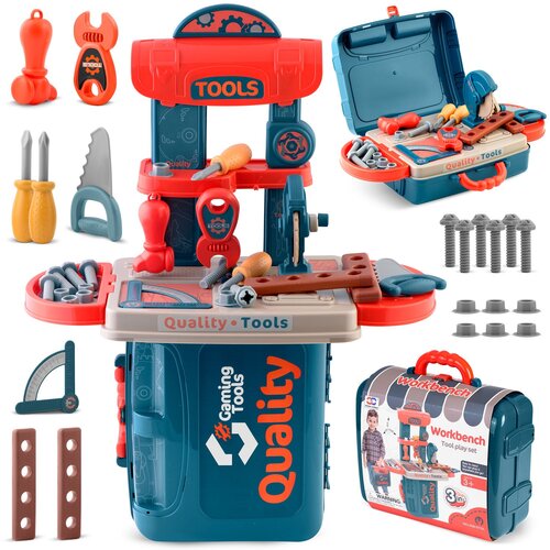 Ricokids 772600 Mini Workshop Set for Kids - 3 in 1 Tool Playset, (21740723) Slike