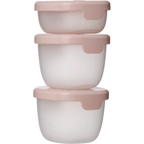 B.box Snack Tubs posoda za shranjevanje živil Berry 3 kos Slike