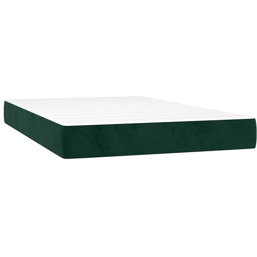 Box spring krevet s madracem tamnozeleni 120x200 cm bar&amp;scaron;unasti Slike