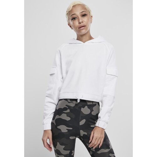 UC Ladies Women's Short Work Hoodie White Cene