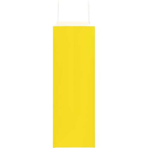  Papirnate vrećice 250 kom s ručkama žute 45x17x48 cm Slike