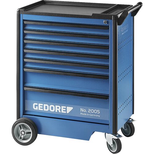 Gedore Voziček za orodje 2005, 7 predalov, zapora izvleka več predalov hkrati, VxŠxG 1020 x 865 x 605 mm Cene