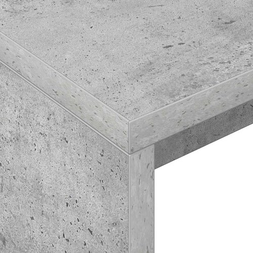  Stol Betonski sivi 109 x 50 x 78 cm Konstruirano drvo Slike