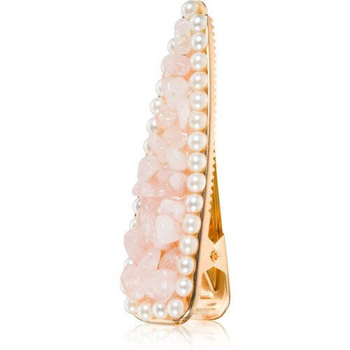 Crystallove Rose Quartz Hair Clip kopča za kosu 1 kom Slike