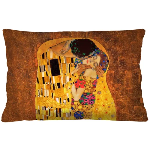 Bertoni Home Unisex's Rectangular Pillow Klimt Elegance Print Pocałunek