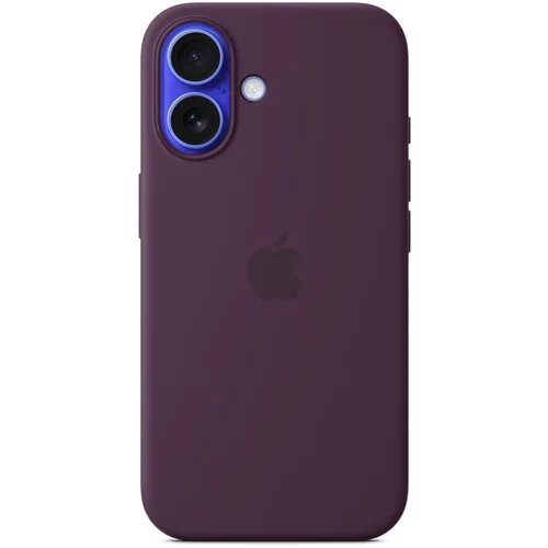 Apple iPhone 16 Pro Max silicone case Plum, (21455967)