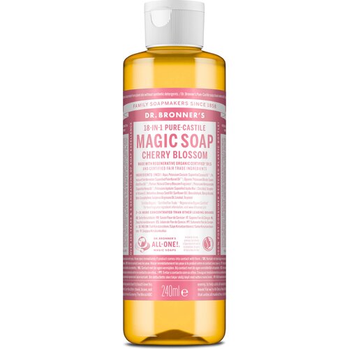DR. BRONNER&amp;#039;S 18u1 prirodni sapun &amp;quot;Tre&amp;scaron;njin cvijet&amp;quot; - 240 ml Slike