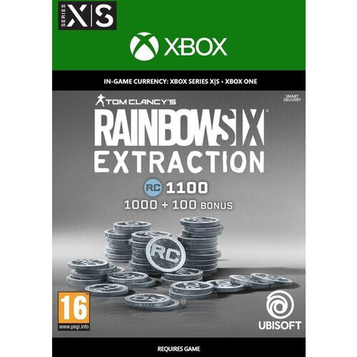  tom clancy's rainbow six extraction: 1100 react credits xbox live key global Cene