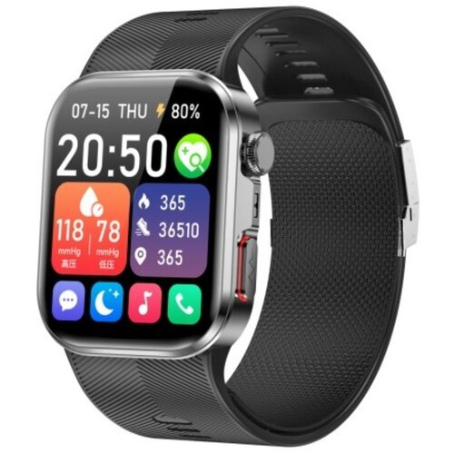 INF Pametna ura 1.952inch AMOLED, ECG+PPG, Bluetooth klic, NFC, 420mAh, IP67 Black, (5000310149) Cene