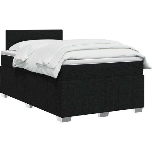  Boxspring krevet s madracem Crna 120 x 200 cm Tkanina Slike