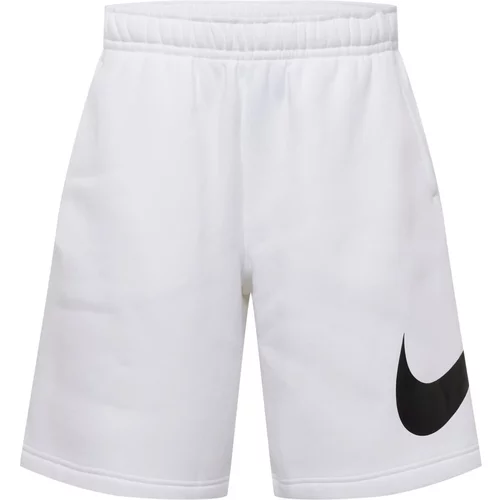Nike Športne hlače 'Club' črna / bela
