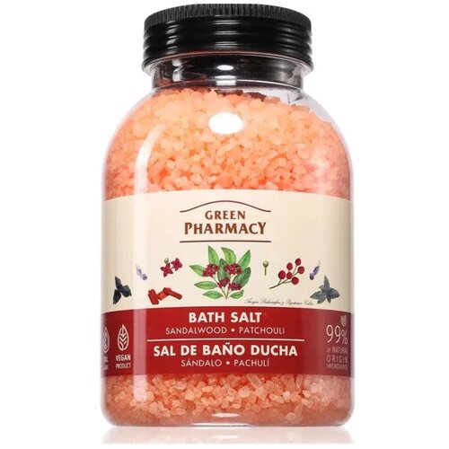 Sol za kupanje i pedikuru Green Pharmacy 1000 g &ndash; Sandalwood and Patchouli Cijene