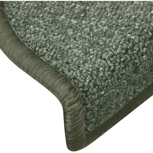 Prostirke za stepenice 30 kom 65x24x4 cm tamnozelene poluokrugle velike Slike