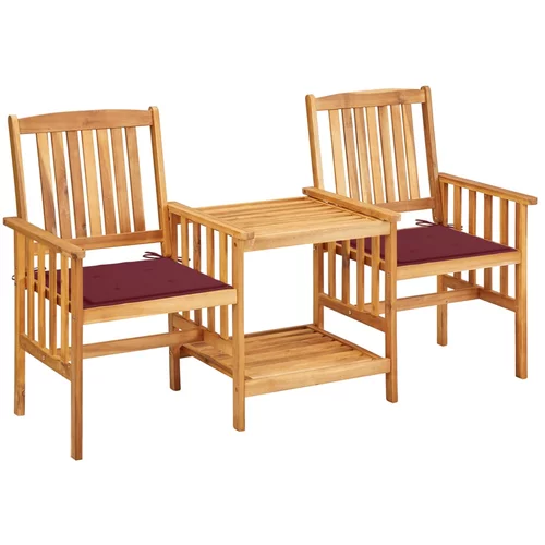 In Vrtne stolice s čajnim stolićem i jastucima od bagremovog drva