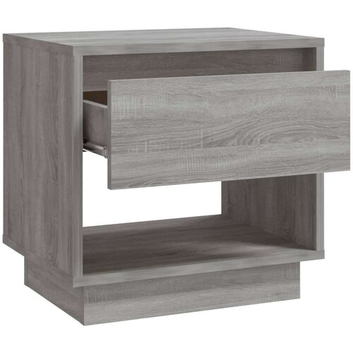 VidaXL noćni ormarići 2 kom boja sive sonome 45 x 34 x 44 cm iverica Slike